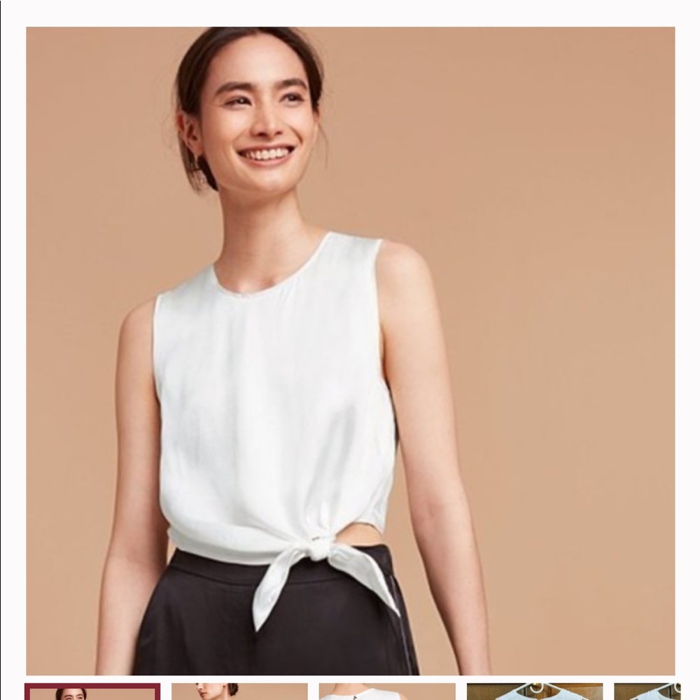 Wilfred Silk Tie Top